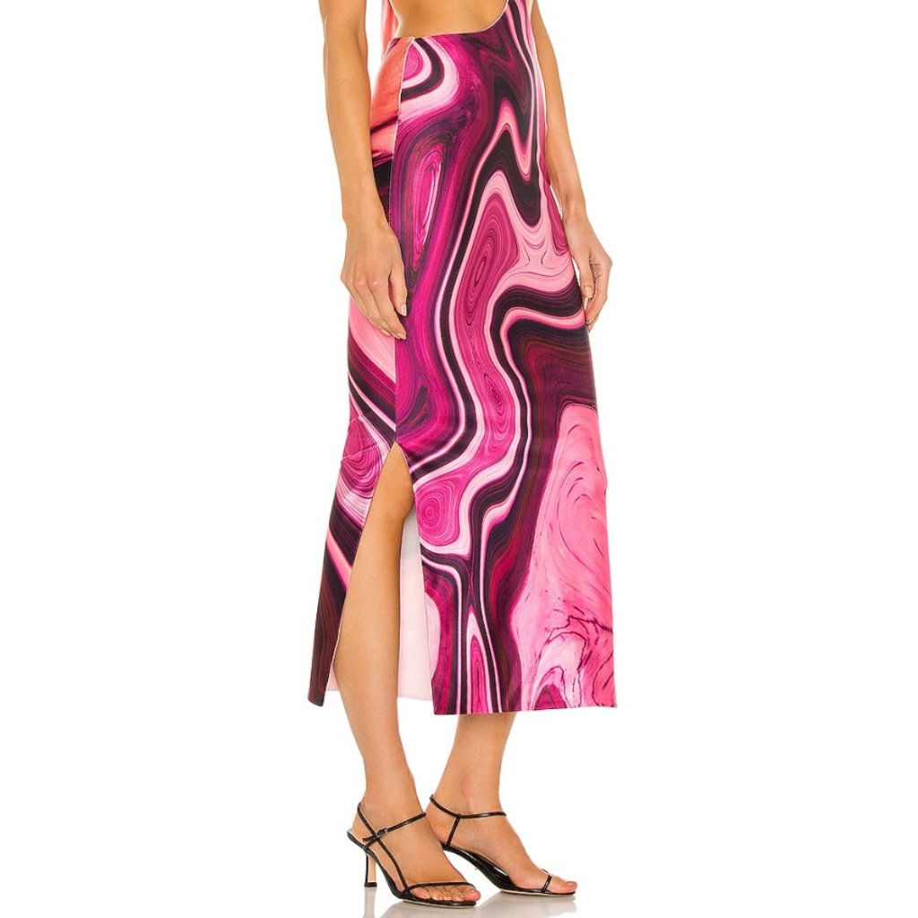 Farai London Gaia Long Dress Large Purple New Nwt — image 4 of 8